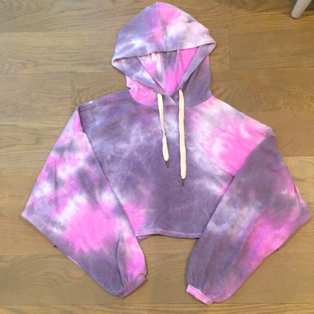 Urban Outfitters Hooded Tie-Dye Sweatshirt